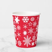 Gobelets En Papier Red Père Noël Baby Christmas Coquette Bow Baby sho (Verso)