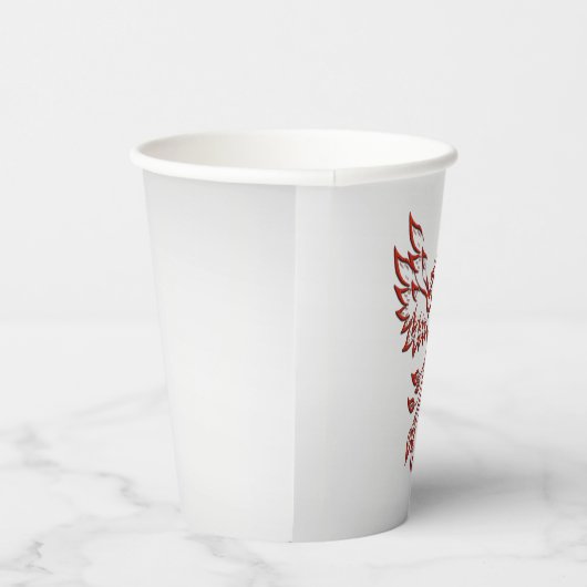 Gobelets En Papier Red Phoenix se lève Silver (Droite)