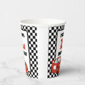 Gobelets En Papier Red Race Car 2e fête d'anniversaire (Droite)