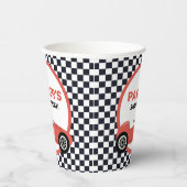 Gobelets En Papier Red Race Voiture Course Anniversaire Fête (Droite)
