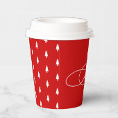 Gobelets En Papier Red White Joy Christmas (Droite)