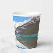 Gobelets En Papier Réflexion sur Lake Louise - Banff NP, Canada (Verso)