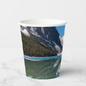 Gobelets En Papier Réflexion sur Lake Louise - Banff NP, Canada (Recto)