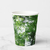 Gobelets En Papier Regard sur les arbres d'été (Droite)