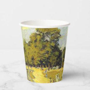 Gobelets En Papier Regatta at Hampton Court Alfred Sisley Poster