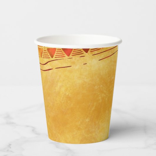 Gobelets En Papier Reggae Jamaican African Birthday Party (Verso)