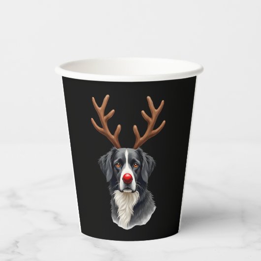 Gobelets En Papier Reindeer Great Dane Christmas Great Dane Dog Mom D (Recto)