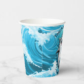 Gobelets En Papier Rejoignez-nous pour un requin mordant (Droite)