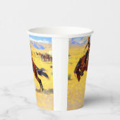 Gobelets En Papier Remington Old West Horse et Cowboy (Droite)