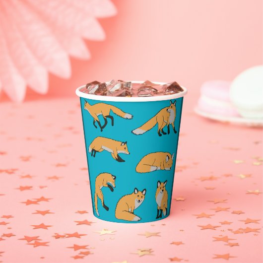 Gobelets En Papier Renards roux (Insitu)