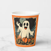 Gobelets En Papier Réplique "Friendly Ghost" vers 1950 (Recto)