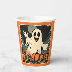 Gobelets En Papier Réplique "Friendly Ghost" vers 1950