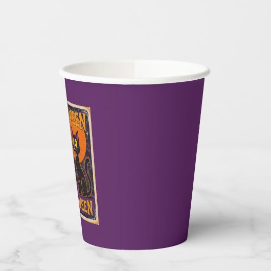 Gobelets En Papier Réplique "Scaredy Cat" vers 1950 (Gauche)