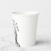 Gobelets En Papier Repose Bach Face Compositeur de musique classique (Gauche)