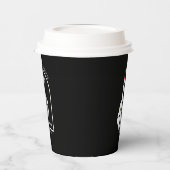 Gobelets En Papier Repose en paix sur son nom Bachelorette Party tass (Gauche)