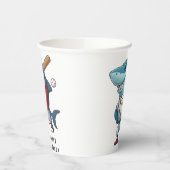 Gobelets En Papier Requin lugger Anniversaire Bash (Gauche)