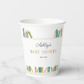 Gobelets En Papier Réserver thème Storybook Baby shower (Verso)