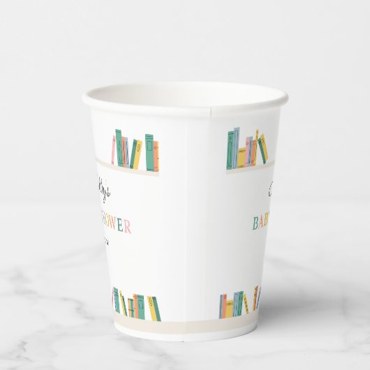 Gobelets En Papier Réserver thème Storybook Baby shower (Droite)