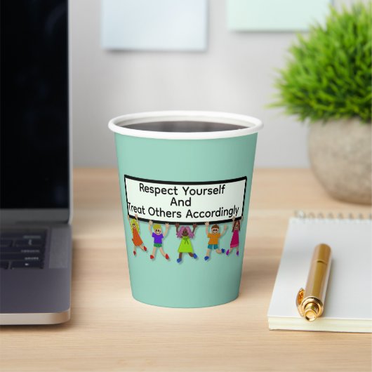 Gobelets En Papier Respect Yourself Paper Cup (Insitu)