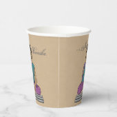 Gobelets En Papier Respirez Le Bouddha Assis Calmant (Droite)