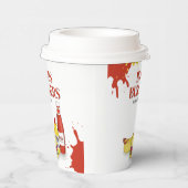 Gobelets En Papier Restaurant Custom Hamburger Hotdog Business (Droite)