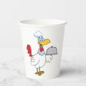 Gobelets En Papier Restauration du coq (Recto)