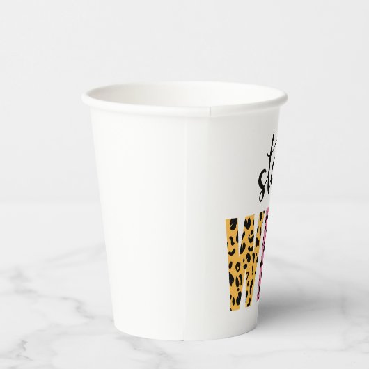 Gobelets En Papier Restez à l'abri (Droite)