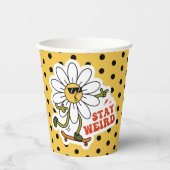 Gobelets En Papier Restez bizarre Skateboard Daisy (Recto)