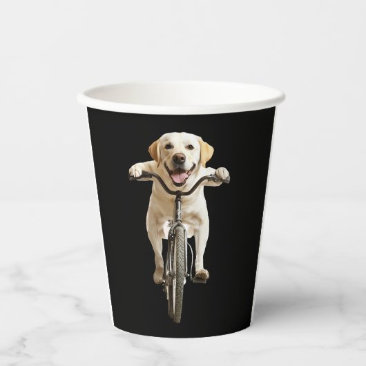 Gobelets En Papier Retriever du Labrador (Recto)