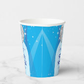 Gobelets En Papier Retro Blue 70s Disco Dancing Queen Bridal Shower (Droite)
