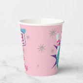 Gobelets En Papier Retro Bowling Anniversaire 50's Tenpin Paper Cup (Gauche)