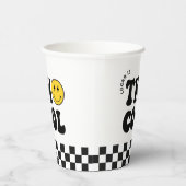 Gobelets En Papier Retro Deux Cool Boy 2e fête d'anniversaire (Droite)