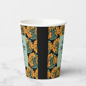 Gobelets En Papier Retro Funky Super Daisy Flower Anniversaire (Gauche)