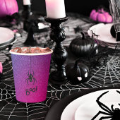 Gobelets En Papier Retro Glam Halloween Boo Spider Anniversaire