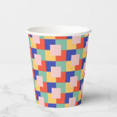 Gobelets En Papier Retro Meilleur Grad Ever Blue Graduation Party (Verso)