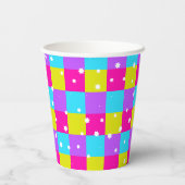 Gobelets En Papier Retro Neon Graduation Party (Verso)