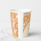 Gobelets En Papier Rétro quatre tasses de papier d'anniversaire super (Droite)