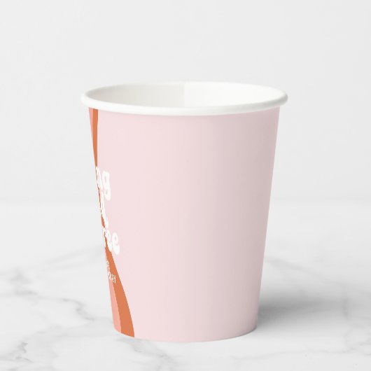 Gobelets En Papier Retro Rainbow Young Wild Three Daisy (Gauche)