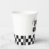 Gobelets En Papier Retro Smile Face Deux Cool fête d'anniversaire (Droite)