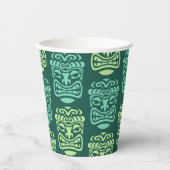 Gobelets En Papier Retro Tiki Beach Party (Recto)