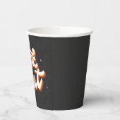 Gobelets En Papier Retro Trick ou Treat (Gauche)