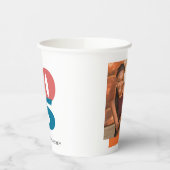 Gobelets En Papier Retro Vibes Graduation Party Classe de 2024 (Gauche)
