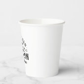 Gobelets En Papier Retrouvailles familiales personnalisées rustiques  (Gauche)