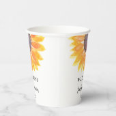 Gobelets En Papier Réunion de la famille des tournesols (Droite)