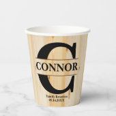 Gobelets En Papier Réunion familiale | Personnalisé (Recto)