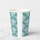 Gobelets En Papier Réunion Monogramme de l'arbre familial (Gauche)