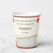 Gobelets En Papier Reusable & Personalized Firefighter Eco-Friendly (Verso)