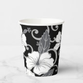 GOBELETS EN PAPIER RÊVE POLYNÉSIEN (NOIR) (Gauche)