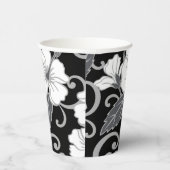 GOBELETS EN PAPIER RÊVE POLYNÉSIEN (NOIR) (Droite)