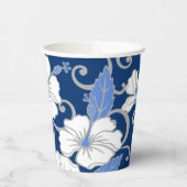 GOBELETS EN PAPIER RÊVE POLYNÉSIENNE (BLEU) (Gauche)